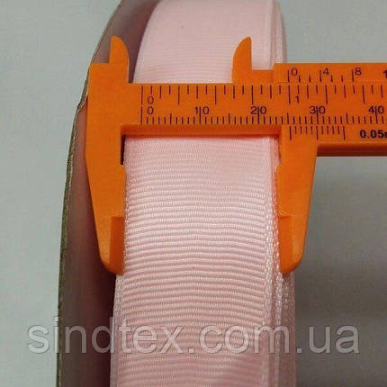 1413 Колір, 2,5 см. Репсова стрічка 1м., фото 3