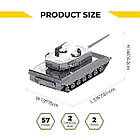 Колекційна модель конструктор Metal Time Leopard 2 Tank танк Леопард 2, фото 3