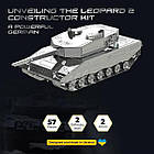 Колекційна модель конструктор Metal Time Leopard 2 Tank танк Леопард 2, фото 5