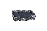 Лежак (лежанка) для котів та собак Мур-Мяу "Піжон-1" Сірий