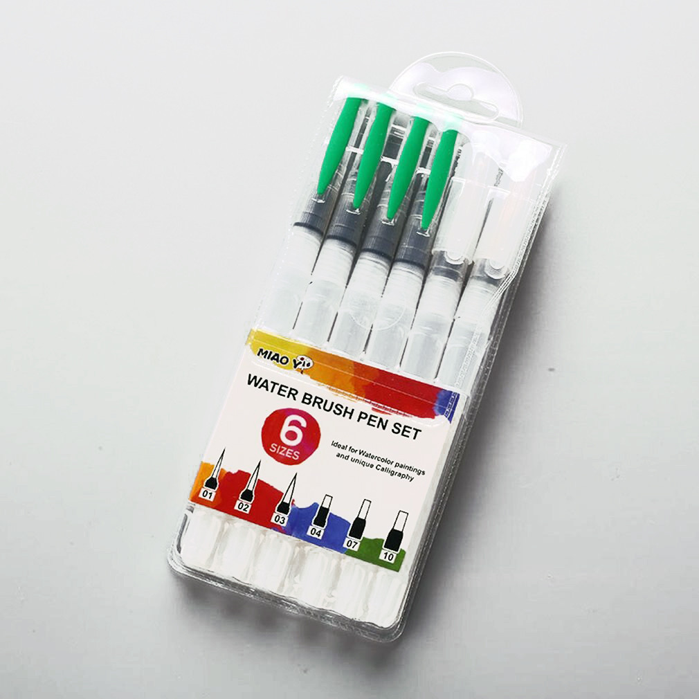 Набор кисточек Worison с резервуаром для воды 6 шт (WB-6), фото 1