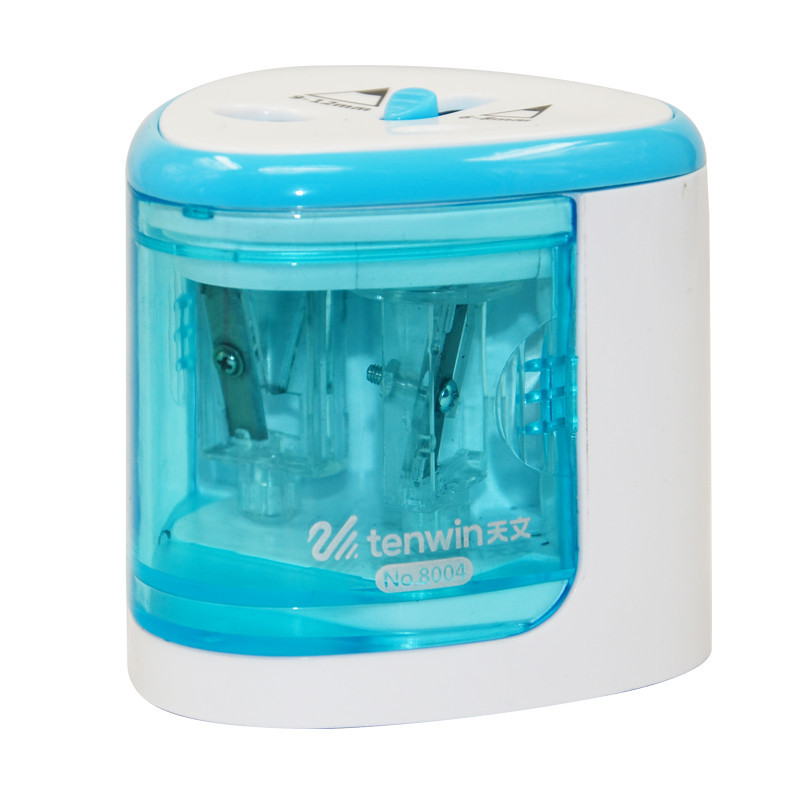 Електрична чинка для олівців Tenwin з 2 отворами (8004), фото 1