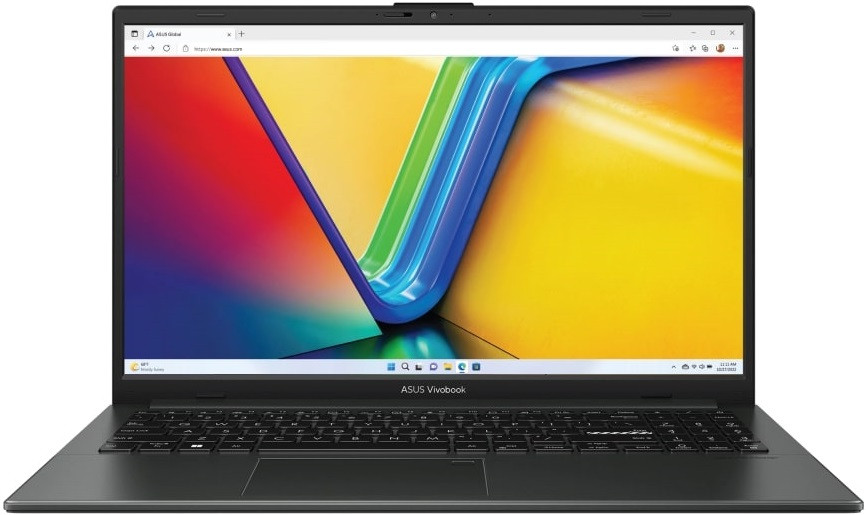 Ноутбук ASUS Vivobook Go 15 E1504FA-BQ050 15.6" FHD IPS, AMD R5-7520U, 8GB, F512GB, UMA, NoOS, Чорний, фото 1