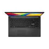 Ноутбук ASUS Vivobook Go 15 E1504FA-BQ050 15.6" FHD IPS, AMD R5-7520U, 8GB, F512GB, UMA, NoOS, Чорний, фото 4