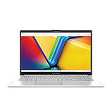 Ноутбук ASUS Vivobook Go 15 E1504FA-BQ049 15.6" FHD IPS, AMD R5-7520U, 8GB, F512GB, UMA, NoOS, Сріблястий, фото 2