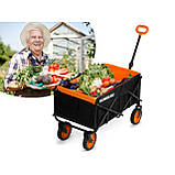 Візок розкладний Humberg HM-513 100 л, чорно-оранжевий, фото 10