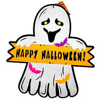 Декор з фетру 3мм "Привид Happy Hellowееn" ХН-100