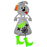 Підвіс з фетру 3мм "Привид"