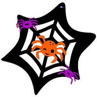 Декор з фетру 3 мм " Павучок"