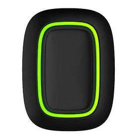 Бездротова тривожна кнопка Ajax Button, jeweller, бездротовий, чорний