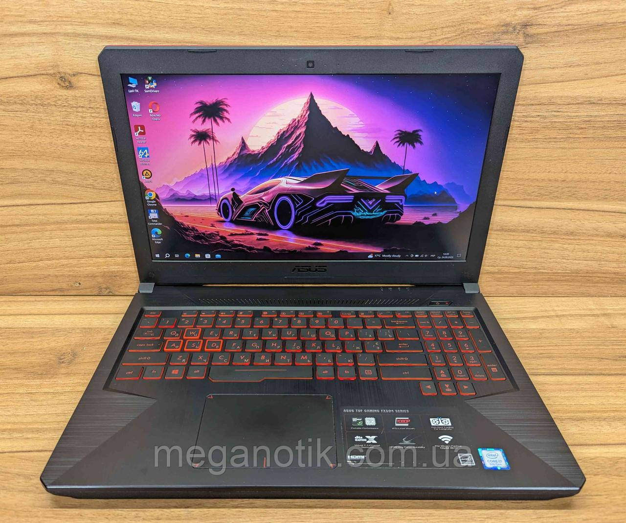 Ігровий ноутбук Asus TUF Gaming FX504G | Nvidia Geforce GTX 1050 Ti 4 GB | 15,6" | Intel I7 - 8750H | 1TB HDD + 256GB SSD | 16GB, фото 1