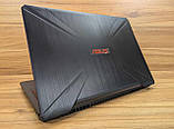 Ігровий ноутбук Asus TUF Gaming FX504G | Nvidia Geforce GTX 1050 Ti 4 GB | 15,6" | Intel I7 - 8750H | 1TB HDD + 256GB SSD | 16GB, фото 6