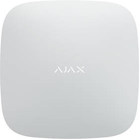 Інтелектуальна централь Ajax Hub 2, gsm, ethernet, jeweller, бездротова, білий