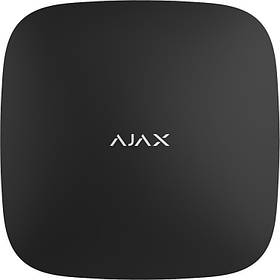 Інтелектуальна охоронна централь Ajax Hub 2 Plus, gsm, ethernet, wi-fi, jeweller, бездротова, чорний