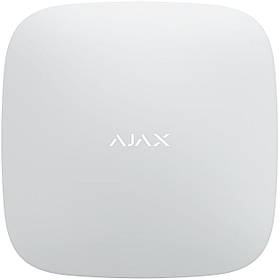 Інтелектуальна охоронна централь Ajax Hub 2, модуль 4G, ethernet, jeweller, бездротова, білий
