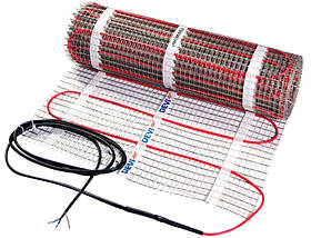 Мат нагрівальний Devi Devicomfort 150T двожильний для систем опалення 2.5м кв, 0.5х5м 375Вт 230В