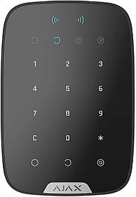Бездротова сенсорна клавіатура Ajax Keypad Plus, jeweller, бездротовий, чорний (26077.83.BL1)