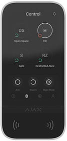 Клавіатура з сенсорним дисплеєм Ajax KeyPad TouchScreen, jeweller, бездротовий, білий