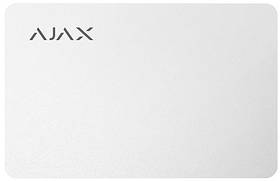Картка Ajax Pass 1шт, Jeweller, безконтактна, білий