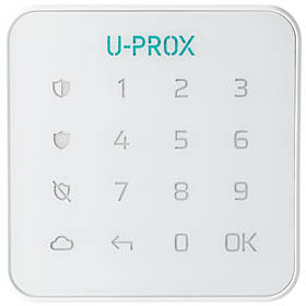 Бездротова сенсорна клавіатура U-Prox Keypad G1 White, 1 група, бездротовий, білий