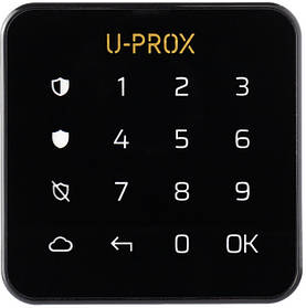 Бездротова сенсорна клавіатура U-Prox Keypad G1 Black, 1 група, бездротовий, чорний