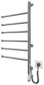 Рушникосушка Mario електрична Веєр-І, 800x445x55мм, таймер-регулятор, нерж.сталь, хром