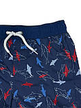 УЦІНКА Дитячий костюм для плавання OshKosh футболка та шорти UPF 50+ 1159809855 (Білий/синій, 7), фото 4