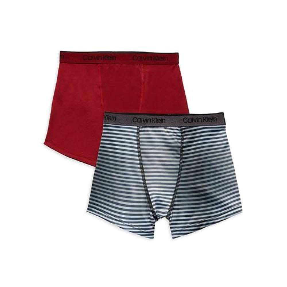 УЦІНКА Комплект з двох трусів-боксерів Calvin Klein для хлопчиків 1159812706 (Різнокольоровий, XS), фото 1