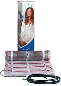 Мат нагрівальний Devi Devicomfort 150T двожильний для систем опалення 4м кв, 0.5х8м 549Вт 230В