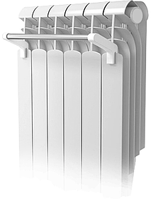 Тримач для рушників NAVIN на секційний радіатор, 580 мм