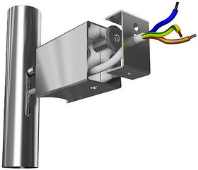 Комплект прих.підкл шнура 25х50 під круглий стояк чорн.мат.