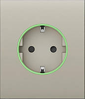 Центральна панель для вбудованої розетки Ajax CenterCover for Outlet smart, Jeweler, бездротової, ivory