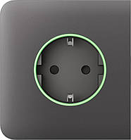 Бічна панель для вбудованої розетки Ajax SideCover for Outlet smart, Jeweler, бездротова, grey