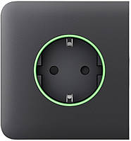 Бічна панель для вбудованої розетки Ajax SideCover for Outlet smart, Jeweler, бездротова, graphite