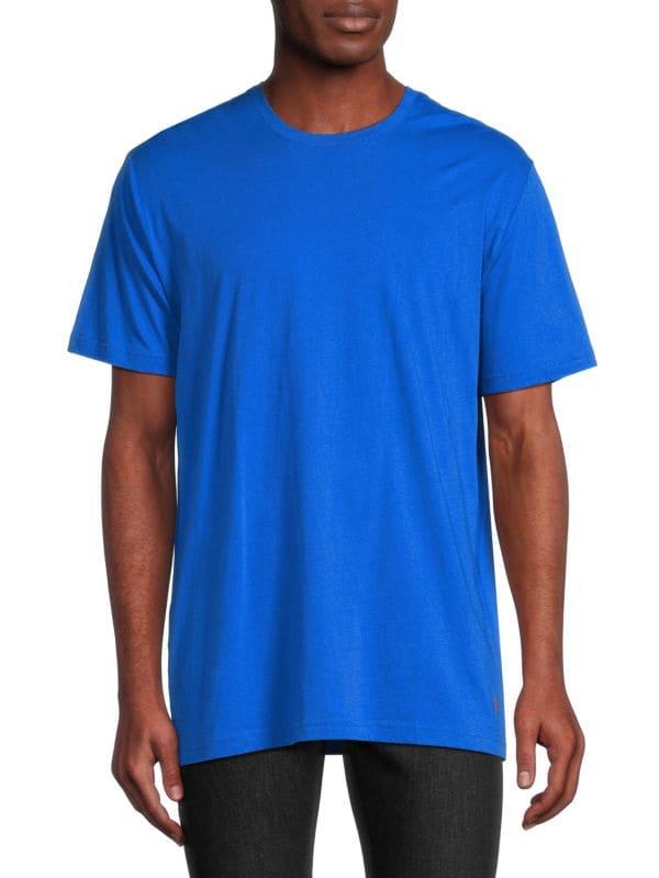 УЦІНКА Футболка чоловіча Polo Ralph Lauren з вишитим логотипом 1159815761  (Білий/синій L), фото 1