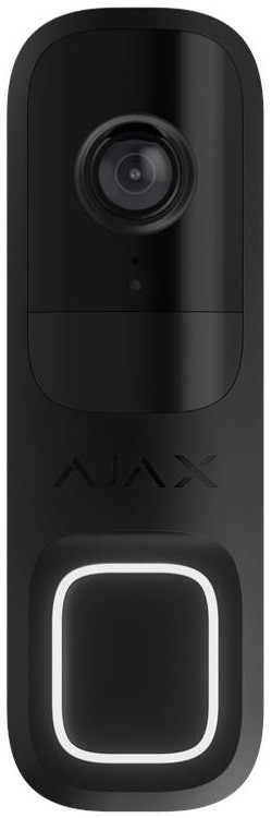 Відеодзвінок Ajax Doorbell, універсальне встановлення, 4 мп, 155° вертикальний 90° горизонтальний, іч 6м,, фото 1