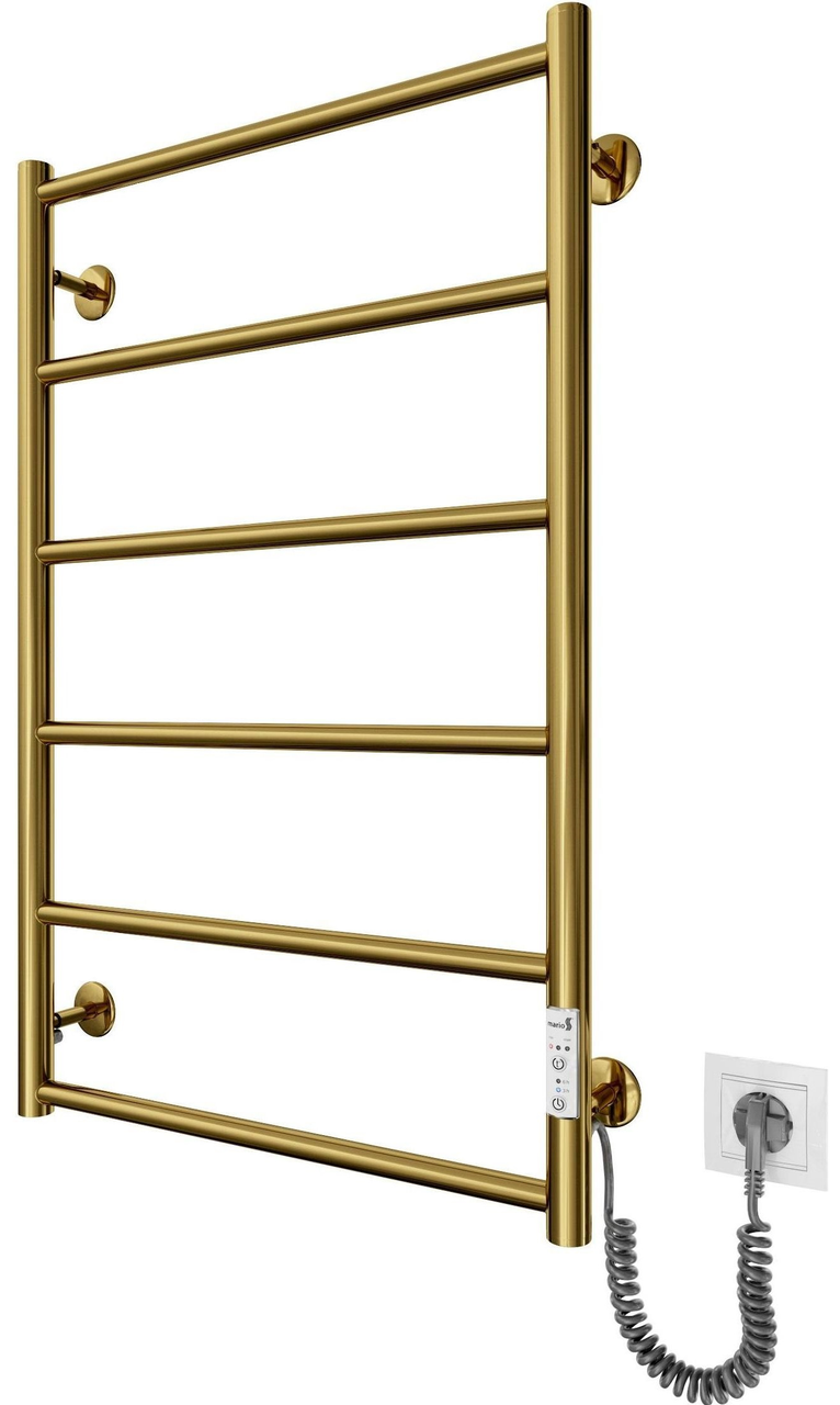 Рушникосушка Mario електрична Класік F НР-ITR К, 800х530х75мм, таймер-регулятор, нерж.сталь, золото, фото 1