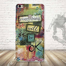 Силіконовий чохол на Xiaomi Mi Max з картинкою everything will be ok