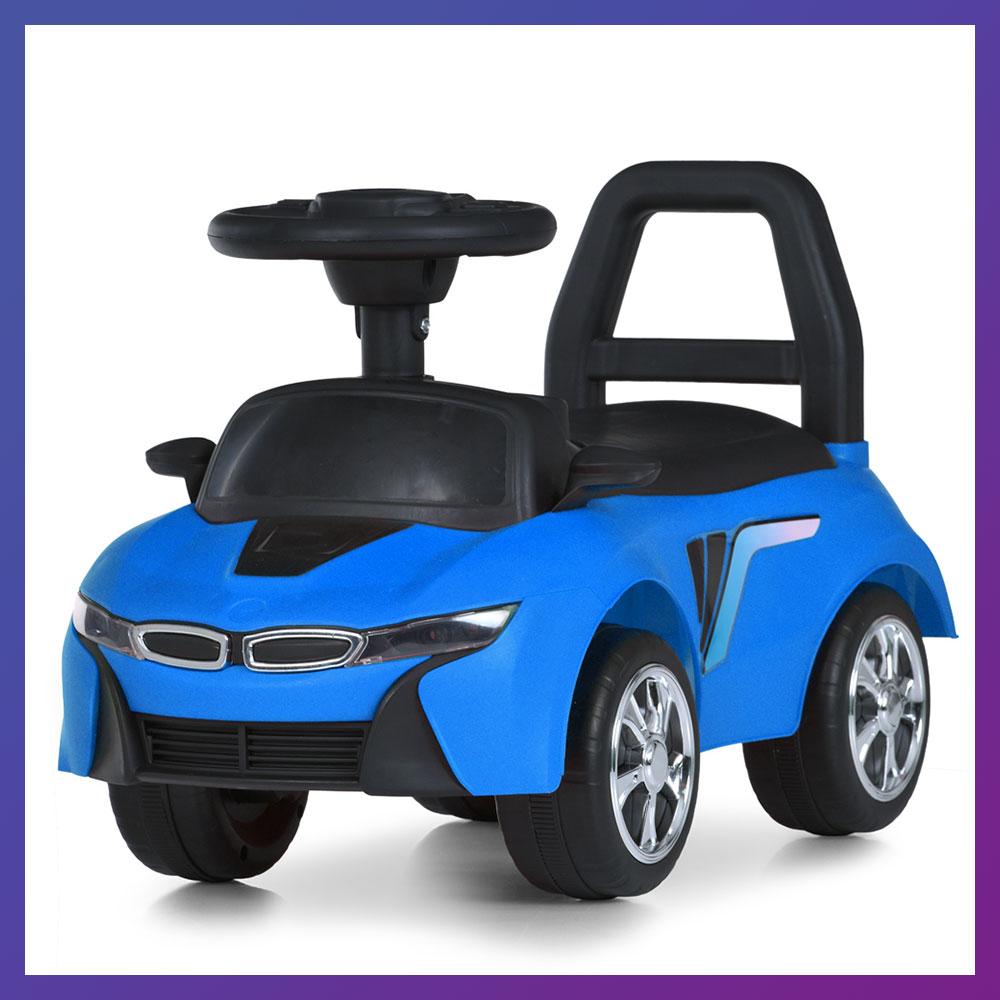 Дитячий толокар-каталка Bambi M 6155-4 музика світло Синій, фото 1
