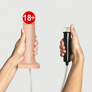 Фалоімітатор з ефектом сім'явипорскування реалістичний - L, Strap-On-Me