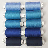 Набор нитей с градиентом 40/2 100% полиэстер 400м. К4-26, фото 3