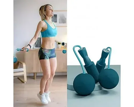 Бездротова скакалка з обважненими кульками для занять спортом YU227