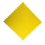 Килимок-пазл захисний з кромкою WCG 100×100×2 см жовто-чорний, фото 2