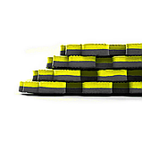 Килимок-пазл захисний з кромкою WCG 100×100×2 см жовто-чорний, фото 6