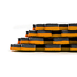 Килимок-пазл захисний з кромкою WCG 100×100×2 см помаранчево-чорний, фото 3