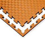 Килимок-пазл захисний з кромкою WCG 100×100×2 см помаранчево-чорний, фото 6