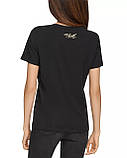 УЦІНКА Жіноча футболка Karl Lagerfeld Paris з логотипом 1159835057 (Чорний M), фото 2