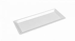 Піднос з полікарбонату 34х14 см білий