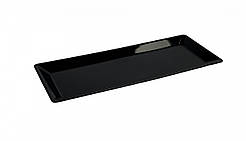 Піднос з полікарбонату 34х14 см чорний
