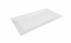 Піднос з полікарбонату 34х18 см білий